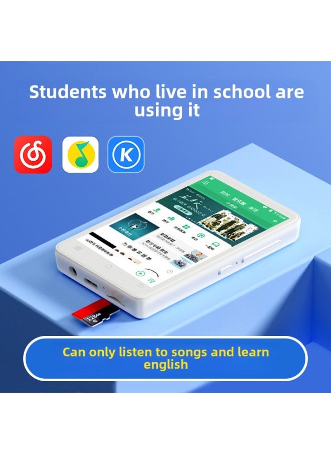 Newman Mp3 English Walkman Music Artifact Junior High School Student Version Dedicated Mp4 Wangyiyun Qq Music Player-Body Color:Student HiGh-end Smooth EiGht-core Version 16G-Memory Capacity:Body Memory + 32G Memory Card (50% Choice) - Standard ConfiGuration + HiGh-resolution Bluetooth Headset