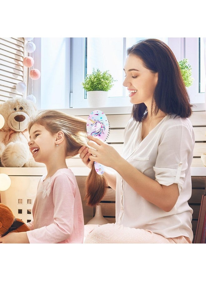 فرشاة شعر يونيكورن، فرشاة شعر للأطفال الصغار، فرشاة شعر جافة ورطبة لجميع أنواع الشعر، فرش شعر للبنات، فرشاة للأطفال للشعر المجعد والشعر السميك - Image 5