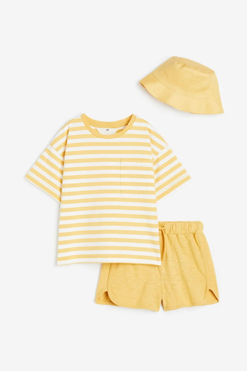H&M 3-piece jersey set