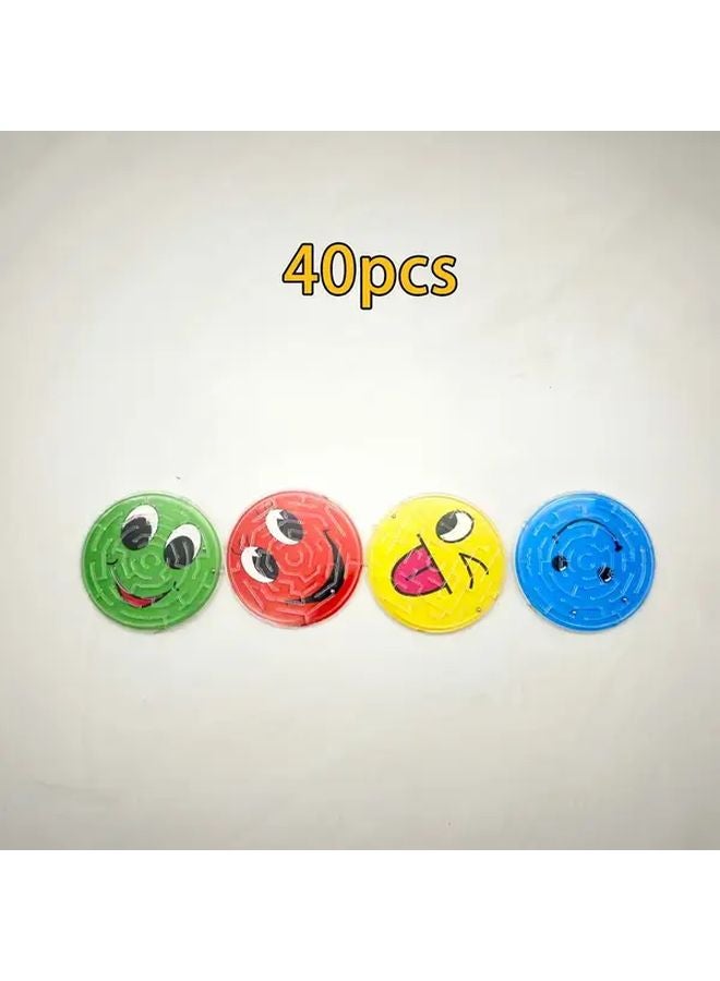 40 Pcs Creative Puzzle Ball Maze Toys Classroom Rewards Birthday Party Gifts - Image 1