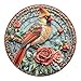 AEEKDOOK Embroidery Cardinal Puzzles for Adults 1000 Pieces Beautiful Bird Flower Rose Jigsaw Puzzles 1000 Pieces for Adults Fun Puzzles with Letters On Back Challenging Game Toys 265 265in - Image 2