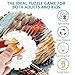 AEEKDOOK Embroidery Cardinal Puzzles for Adults 1000 Pieces Beautiful Bird Flower Rose Jigsaw Puzzles 1000 Pieces for Adults Fun Puzzles with Letters On Back Challenging Game Toys 265 265in - Image 4