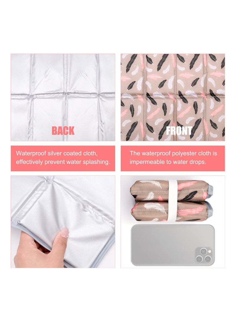 Zikra Portable Folding Sit Mat - 2 Waterproof Camping Cushions, Thermally Insulated Outdoor Seat Mats for Hiking, Walking, and Picnics - Lightweight and Easy to Carry. - Image 4