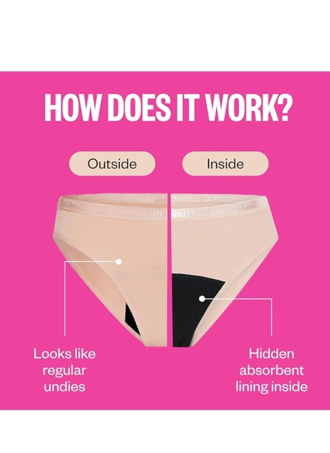 Modibodi Modibodi Period-Proof Underwear - Basic Mid-Rise | Moderate-Heavy Absorbency  - Image 4
