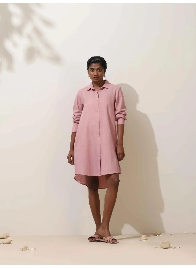 trueBrowns trueBrowns Lilac Green Cotton Dress