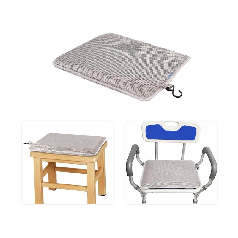 Shower Seat Cushion for Inside Shower Bath Seat Mat Cushion Shower Chair Pad for Elderly Seniors Bath Chair Pad Shower Bench Pillow Bathtub Cushion Tub Seats for Butt Sitting
