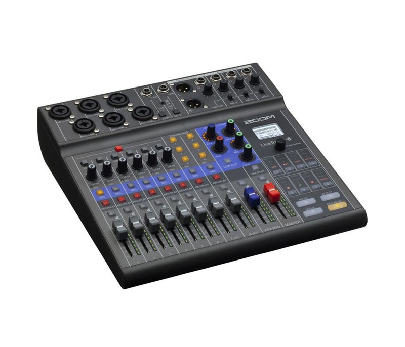 Zoom L-8 LiveTrak Digital Mixer - Recorder - 8 Channels - Image 3