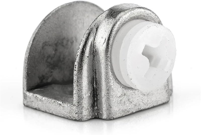 Half Round Glass Clamp Brackets 16pcs Furniture Hardware Shelves Support Corner Clips - Image 3