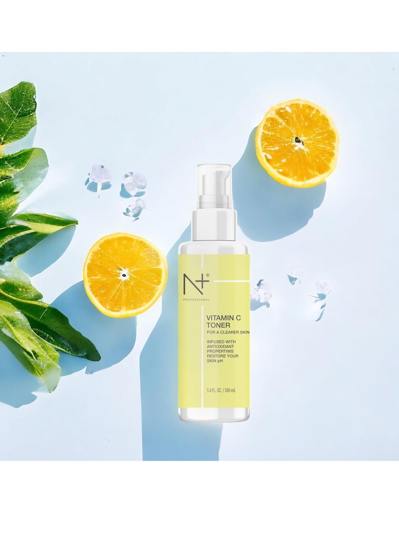 N Plus Professional N PLUS Professional Vitamin C Toner For Face, With Vitamin C For A Clearer Skin, 100Ml  - Image 5