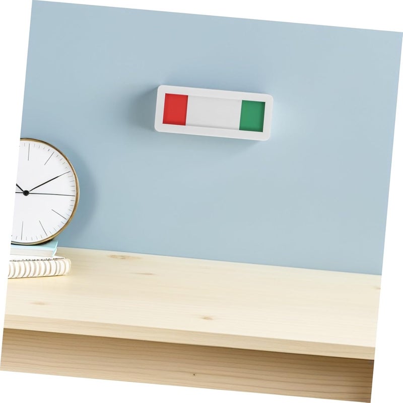 Garneck 1-5 Pieces Occupied Sign Reversible Sign for Office - Toilet and Conference Rooms - Sliding Sign and Adhesive Sign for Optimal Privacy and Use of Space - Image 4