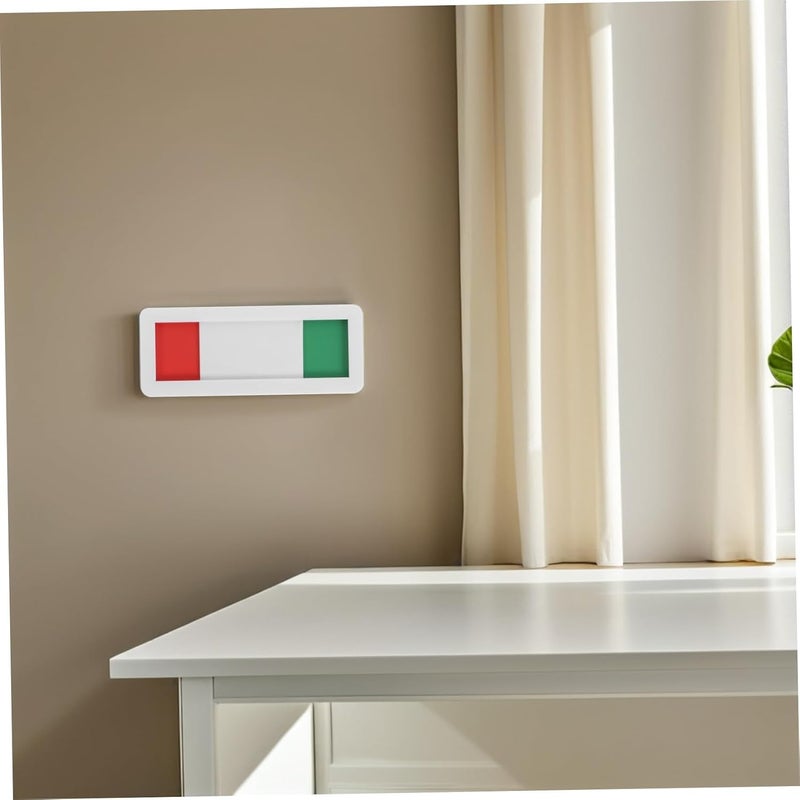 Garneck 1-5 Pieces Occupied Sign Reversible Sign for Office - Toilet and Conference Rooms - Sliding Sign and Adhesive Sign for Optimal Privacy and Use of Space - Image 5