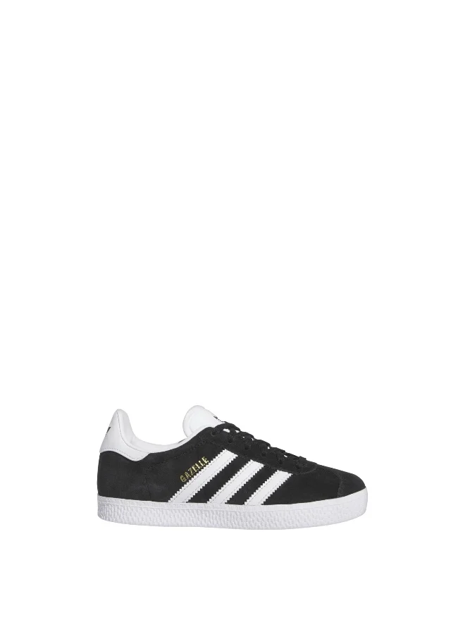 Adidas Adidas GAZELLE C Black CASUAL Trainers FOR KIDS BOYS AND GIRLS 2.5