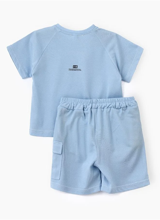 babyqlo Cool Blue Oversized Summer Set