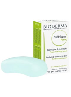 Bioderm Bioderma Sebium Pain Purifying Cleansing Bar For Combination To Oily Skin, 100G  - Image 1