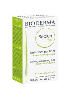 Bioderm Bioderma Sebium Pain Purifying Cleansing Bar For Combination To Oily Skin, 100G  - Image 2