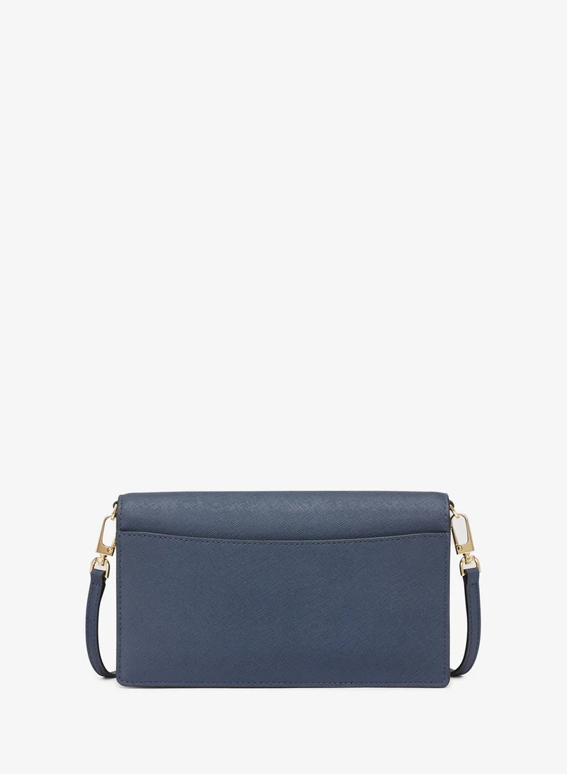 DKNY Echo Logo Flap Over Crossbody