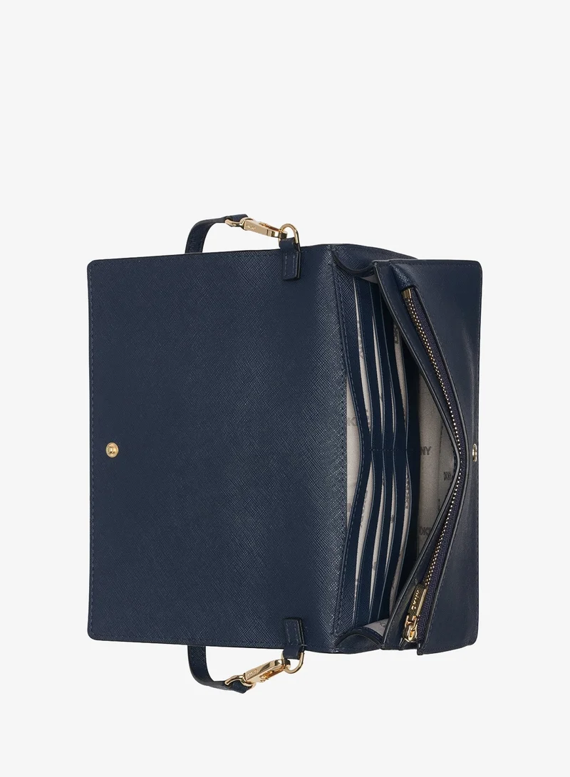 DKNY  Echo Logo Flap Over Crossbody for Women | Best Price UAE