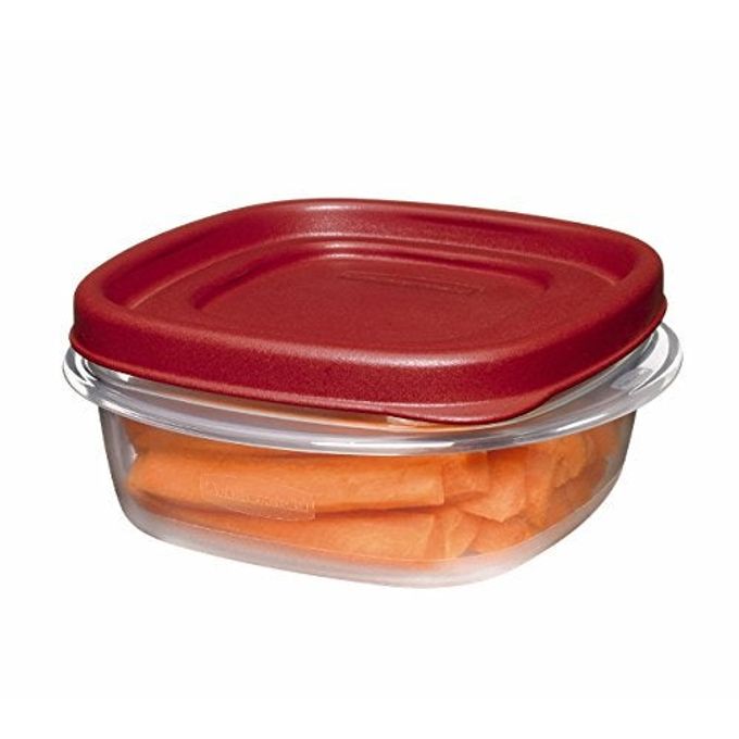 Rubbermaid Easy Find Lids Food Storage Container, 1.25 Cup, Racer Red - Image 1
