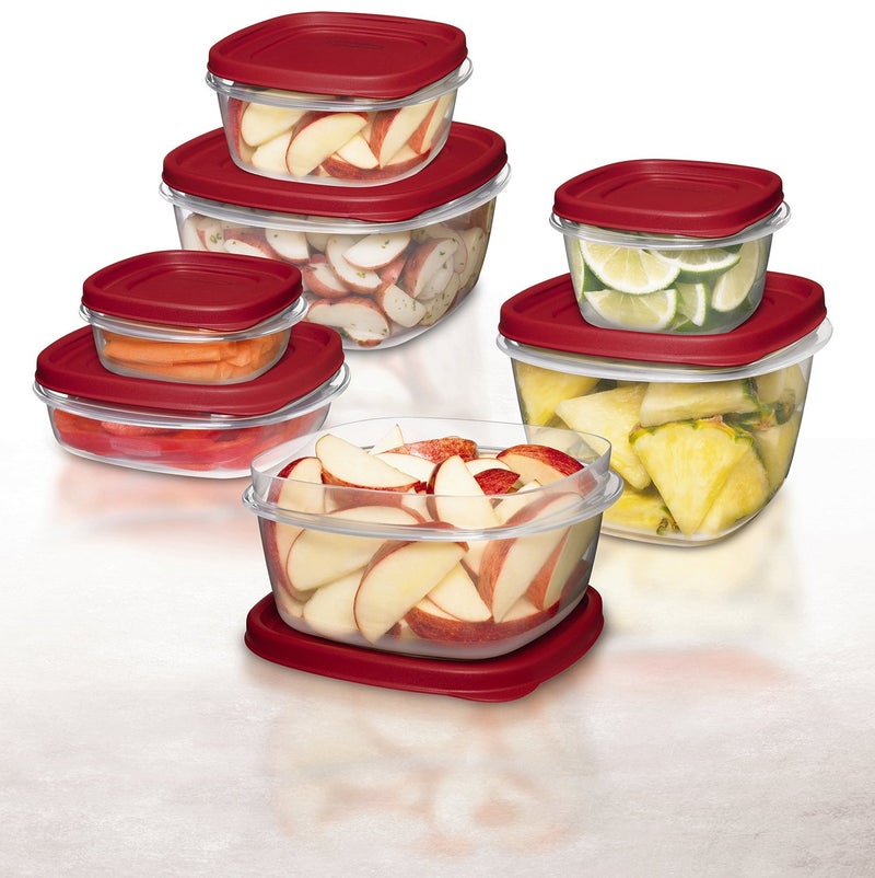 Rubbermaid Easy Find Lids Food Storage Container, 1.25 Cup, Racer Red - Image 4