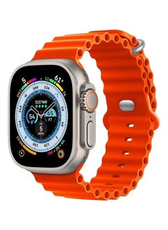 Generic Soft Silicone Ocean Band Compatible With Apple Watch Ultra Band 49mm,45mm,44mm,42mm For Men Women High Quality Adjustable Bands  - Image 4