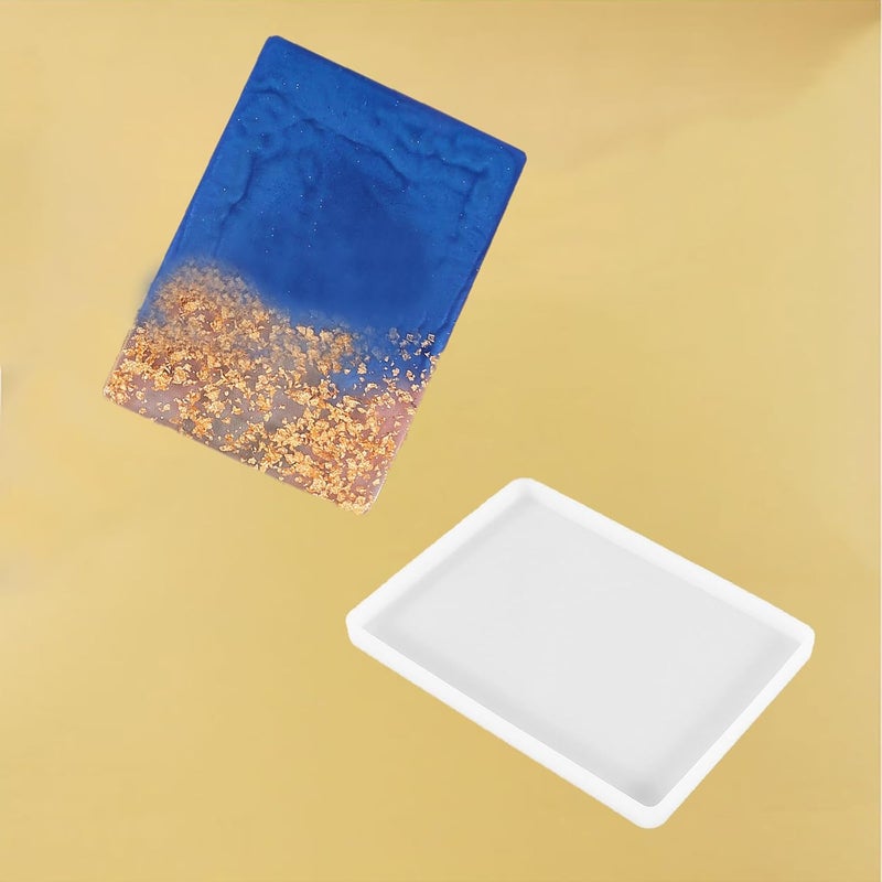 قالب صيني لصناعة الصواني من الراتنج بحجم 7×5 بوصة، قوالب سيليكون مستطيلة الشكل، مثالية لمشاريع الديكور والحرف اليدوية - Image 4