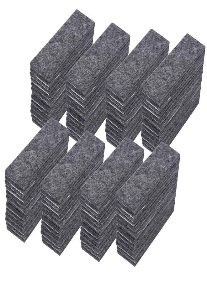 Wall Protector from Furniture, 70 Pcs Headboard Stoppers, Self Adhesive Headboard Wall Protector Protects Walls from Knocks, Suitable for Bedside, Cabinet, Chair, Sofa (3.5 x 1.1 x0.2) Grey - Image 1