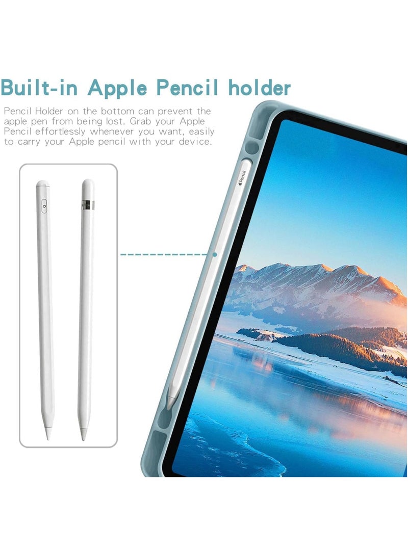 general Keyboard Case for Galaxy Tab S10 FE Plus 13.1 inch 2025 SMX620 SMX620B Detachable Touchpad Keyboard with Pen Holder Bluetooth Mice Retro Round Key Cute - Image 4