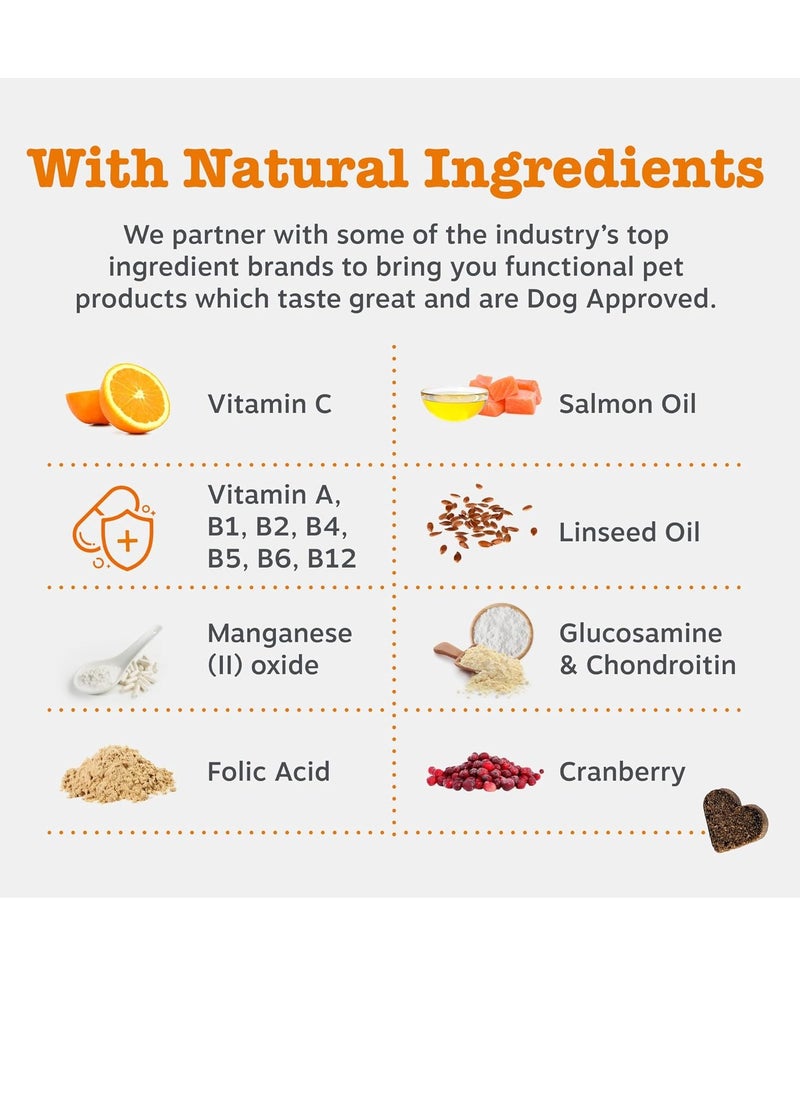 Zesty Paws Paws Senior Advanced Dog Multivitamin 9 in 1 Maintain Gut Health and Skin Health Immune Support Physical Performance  Source of Antioxidants Vitamin B  Supports Gut and Skin Health 90 Pc  - Image 3