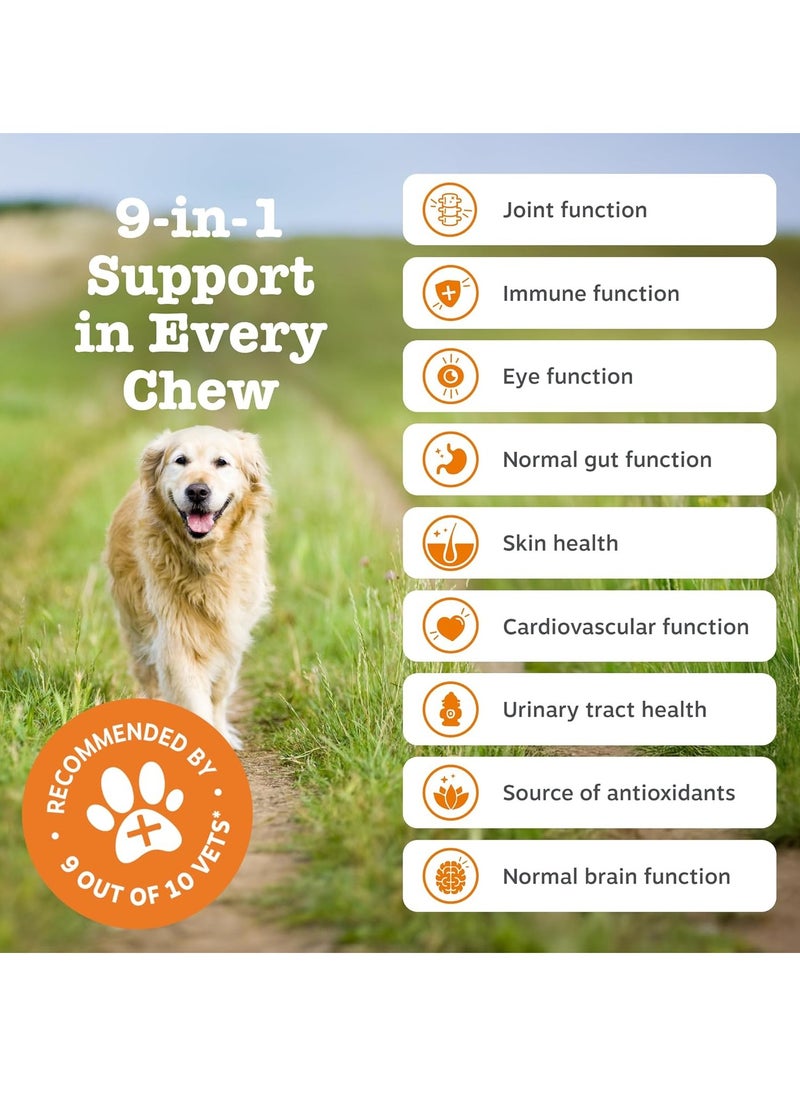 Zesty Paws Paws Senior Advanced Dog Multivitamin 9 in 1 Maintain Gut Health and Skin Health Immune Support Physical Performance  Source of Antioxidants Vitamin B  Supports Gut and Skin Health 90 Pc  - Image 4
