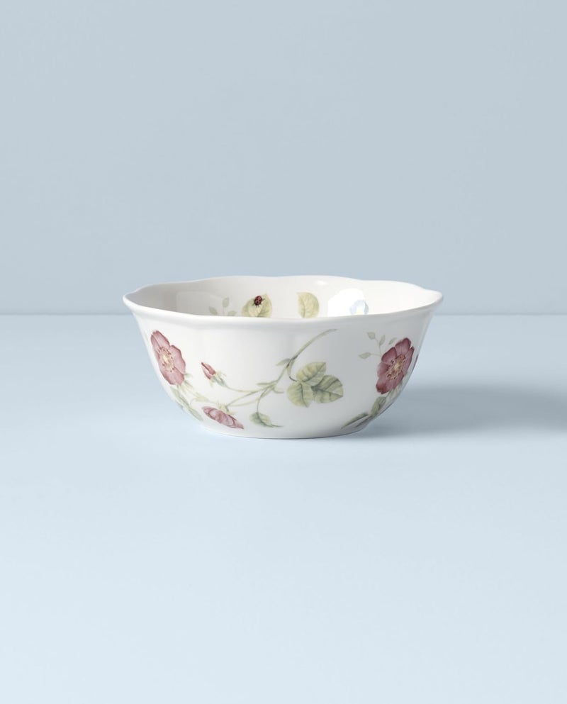 Lenox Butterfly Meadow Scalloped All-Purpose Bowl - 7 Inch Diameter, 34 Ounce Capacity - Image 2