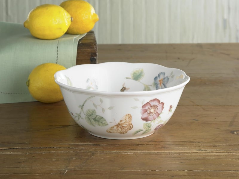 Lenox Butterfly Meadow Scalloped All-Purpose Bowl - 7 Inch Diameter, 34 Ounce Capacity - Image 4