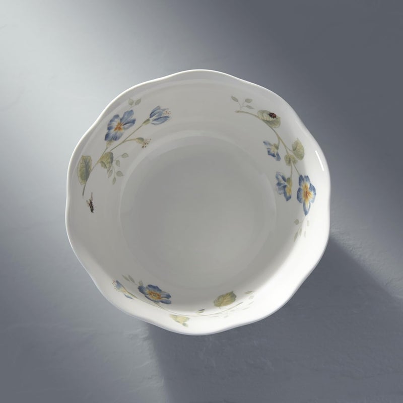 Lenox Butterfly Meadow Scalloped All-Purpose Bowl - 7 Inch Diameter, 34 Ounce Capacity - Image 3