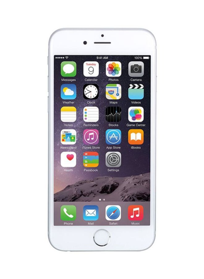 ابل  مُجدد - آيفون 6 مع تطبيق فيس تايم لون فضي سعة 64 جيجابايت يدعم تقنية 4G LTE - Image 2