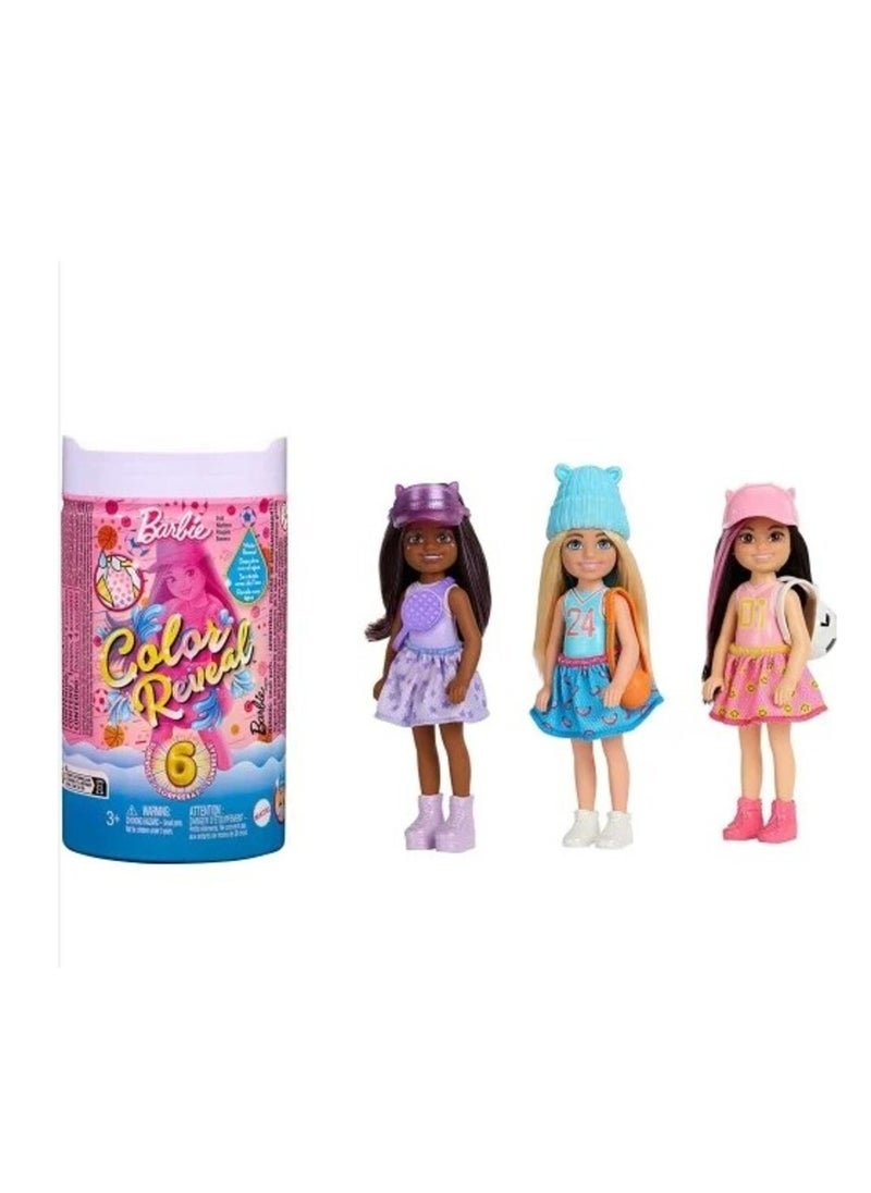 Barbie Barbie Color Reveal Surprise Doll - Chelsea Sporty Series  - Image 5