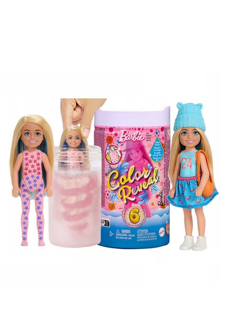 Barbie Barbie Color Reveal Surprise Doll - Chelsea Sporty Series  - Image 1