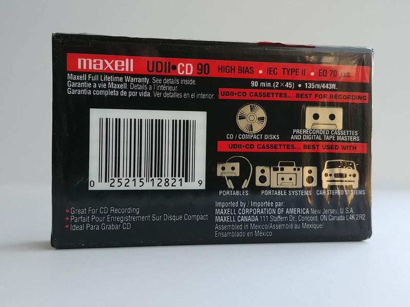 Maxell UDII CD90 Blank Tape - Image 2