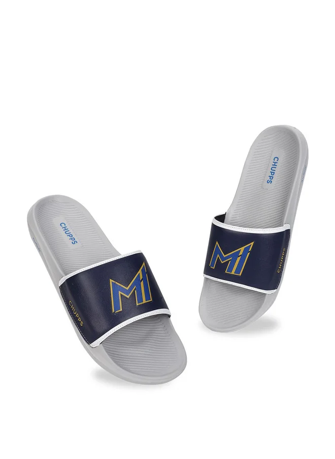 تشيبس CHUPPS Men's Mumbai Indians Printed Sliders
