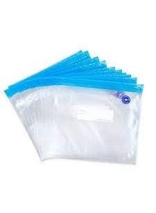 DHAVL dhavl Sous Vide Cooking Bags BPAFree Reusable Vacuum Seal Bags with Air Valve for Joule and Anova Cookers Freezer Safe Vacuum Food Storage Bags food vcuum bag 26x28 cm pack of 6  - Image 1