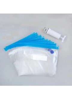 DHAVL dhavl Sous Vide Cooking Bags BPAFree Reusable Vacuum Seal Bags with Air Valve for Joule and Anova Cookers Freezer Safe Vacuum Food Storage Bags food vcuum bag 26x28 cm pack of 6  - Image 4