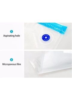 DHAVL dhavl Sous Vide Cooking Bags BPAFree Reusable Vacuum Seal Bags with Air Valve for Joule and Anova Cookers Freezer Safe Vacuum Food Storage Bags food vcuum bag 26x28 cm pack of 6  - Image 3