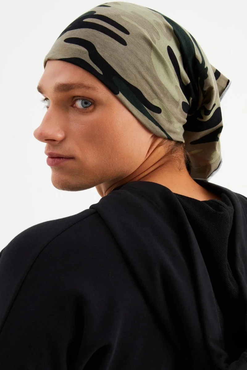 Butikgiz Camouflage Men's 4-function Protective Cotton, Flexible, Anti-Sweat, Bandana, Neck Collar, Buff, Mask