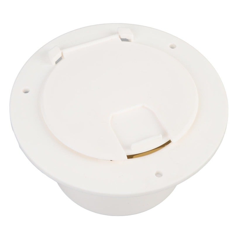 RV Cable Hatch: 3 1/2in Premium Nylon Sturdy Locking Cover - Secure Fixation Sliding Screen Electrical Cable Hatch for RVs Trailers Campers - Image 3