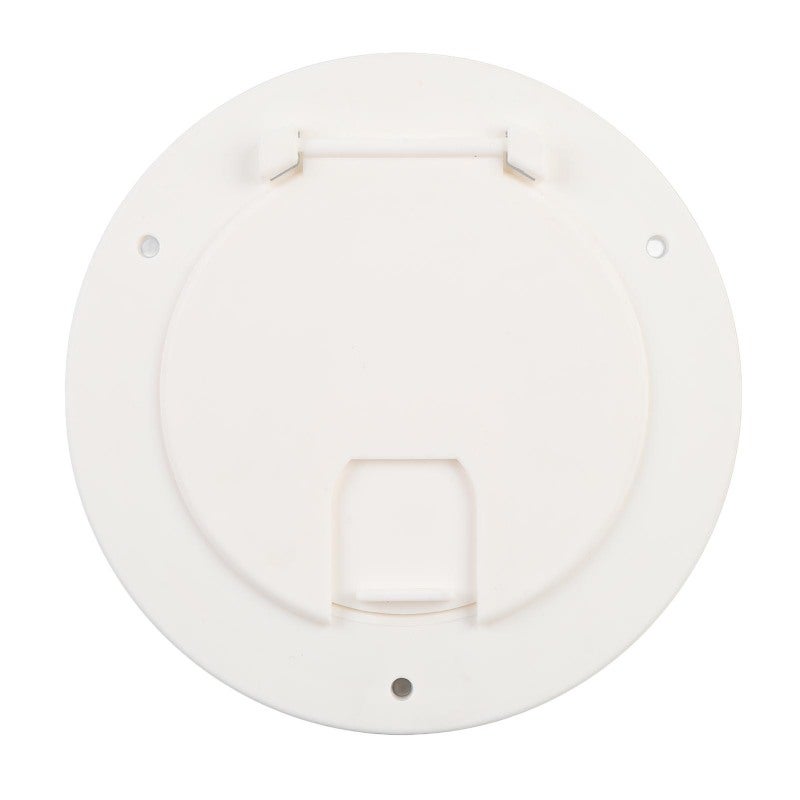RV Cable Hatch: 3 1/2in Premium Nylon Sturdy Locking Cover - Secure Fixation Sliding Screen Electrical Cable Hatch for RVs Trailers Campers - Image 2