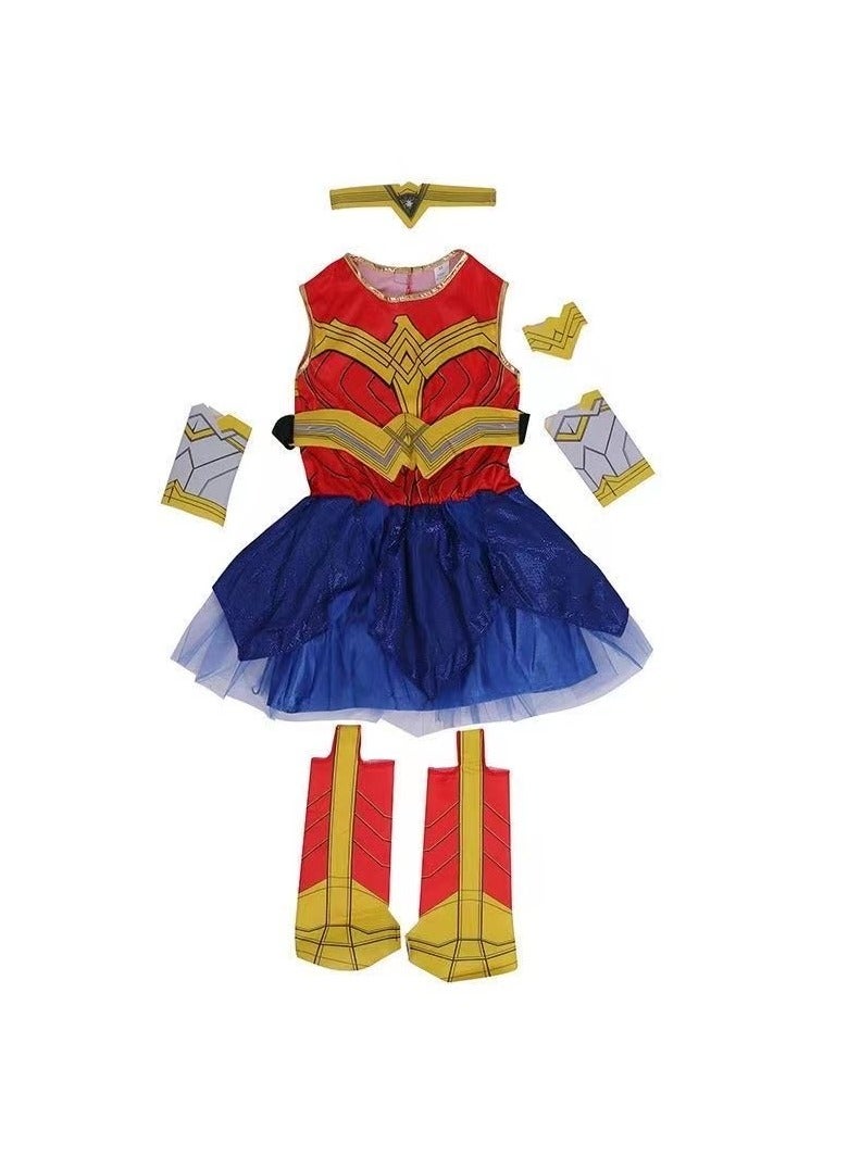 general Children's Wonder Women Superhero Costume - Image 1