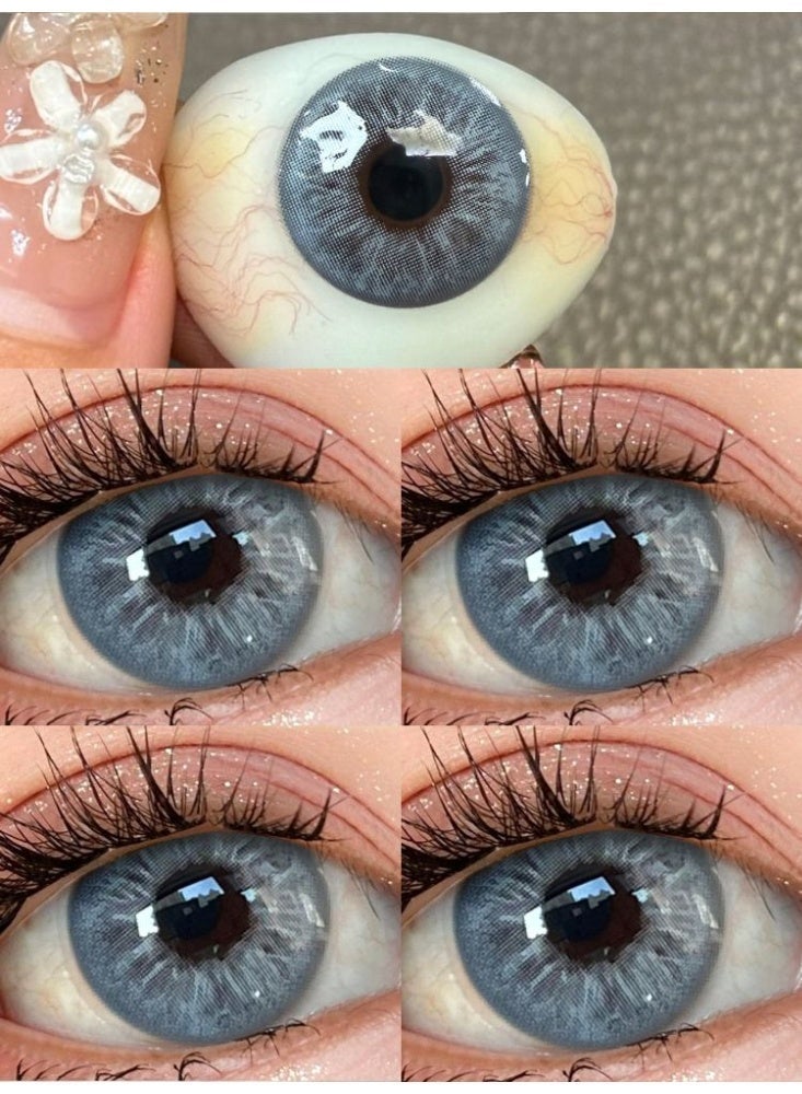 FreshLady Azure Blue Colored Contact Lenses 14.2mm Yearly