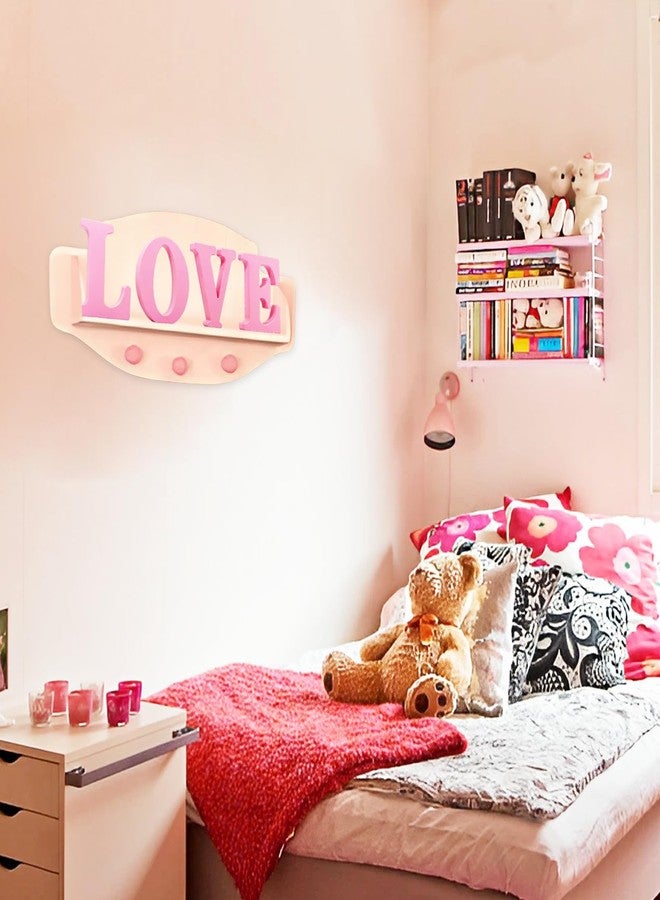 AOCEAN 8 Inch Pink Wood Letters Unfinished Wood Letters for Wall Decor Decorative Standing Letters Slices Sign Board Decoration for Craft Home Party Projects (E) - Image 5