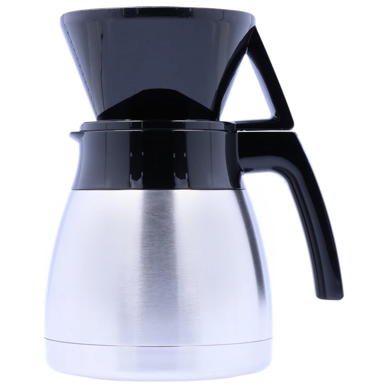 Melitta Pour-Over Coffee Brewer & Stainless Steel Carafe Set with Coffee Filters, 42 Ounce Set - Image 1