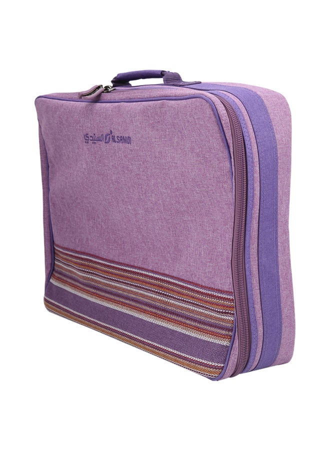 AL SANIDI Al-Suman tea and coffee bag for trips, Camping bag, Lilac, 51x42x14.5Cm  - Image 1