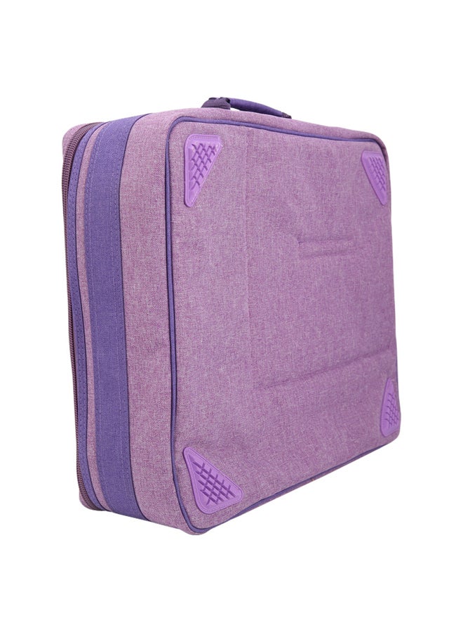AL SANIDI Al-Suman tea and coffee bag for trips, Camping bag, Lilac, 51x42x14.5Cm  - Image 3