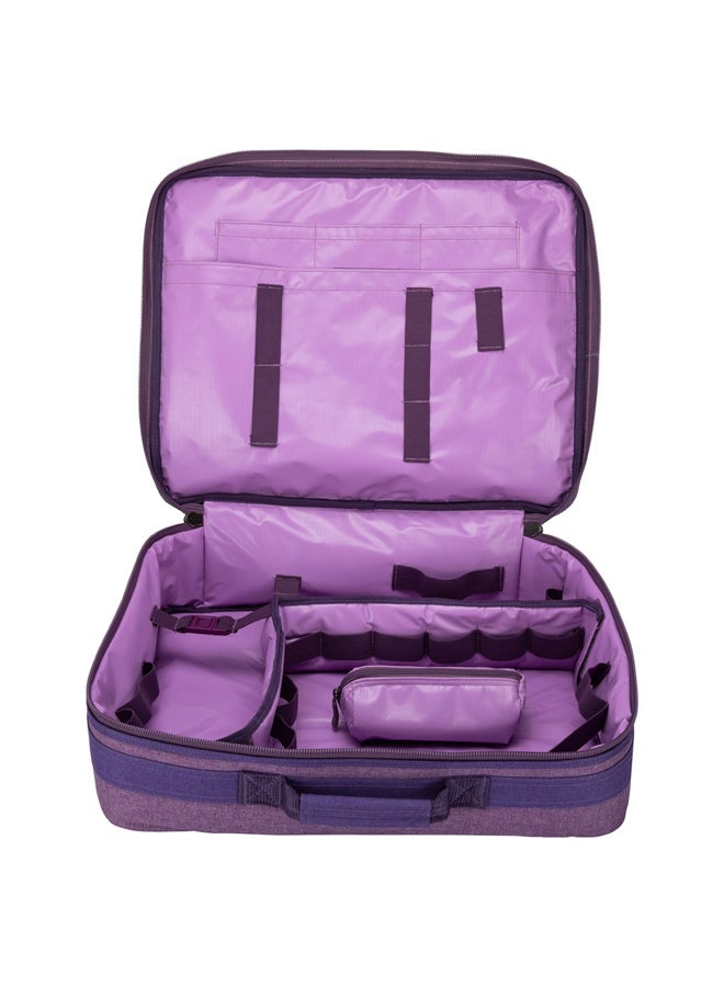 AL SANIDI Al-Suman tea and coffee bag for trips, Camping bag, Lilac, 51x42x14.5Cm  - Image 4